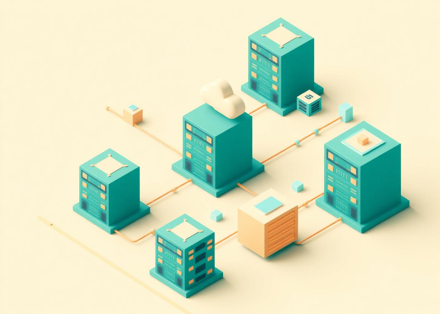 Isometric platform diagram